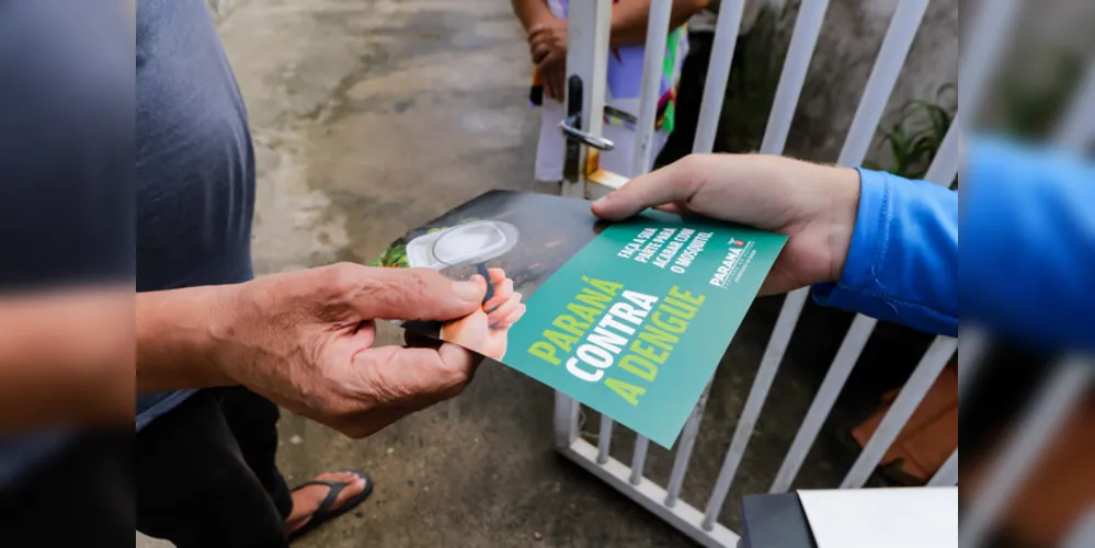 Ele disse que seria interessante que os agentes de saúde tivessem em mãos todos os dados de pessoas que já tiveram dengue