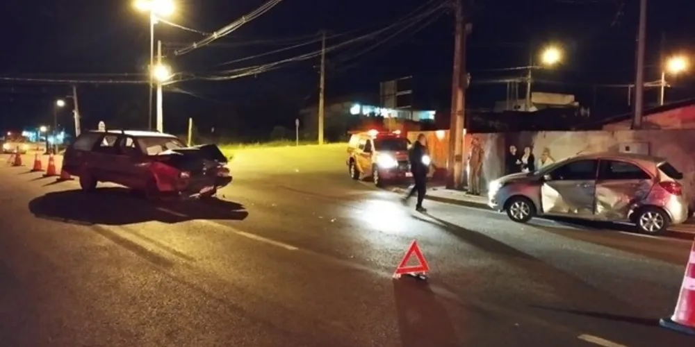 Acidente aconteceu na noite dessa quarta-feira (17)