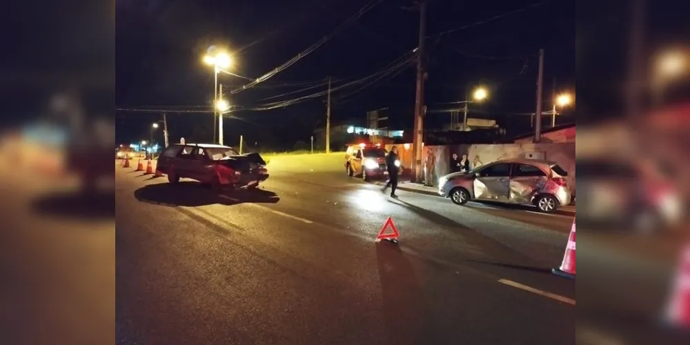 Acidente aconteceu na noite dessa quarta-feira (17)