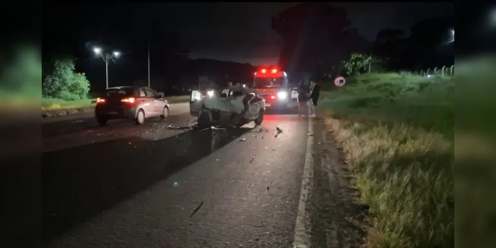 Acidente ocorreu no trecho que pertence ao município de Araucária