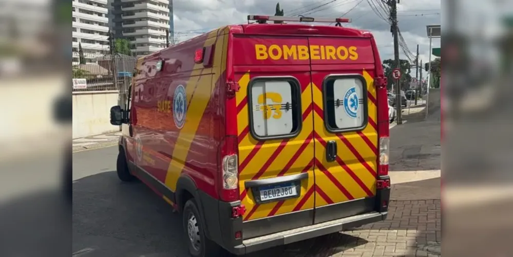 A equipe do Corpo de Bombeiros foi acionada para a ocorrência