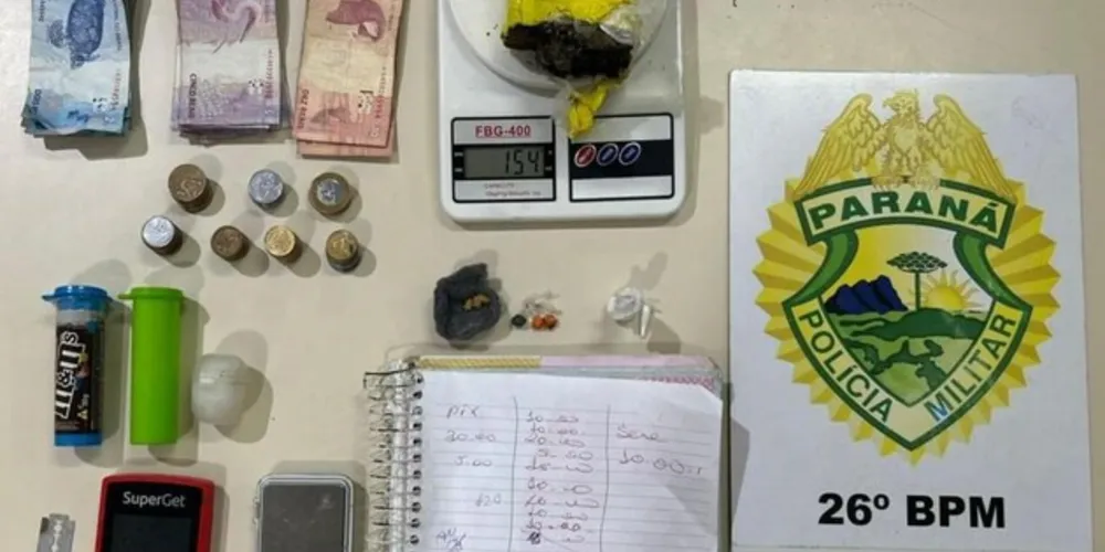 Apreensão aconteceu nessa quinta-feira (25), em Telêmaco Borba