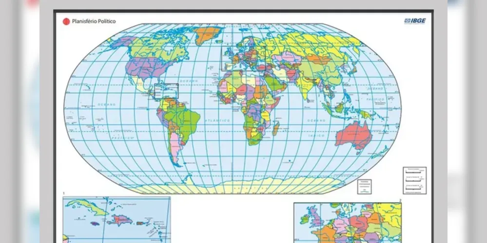 Esta é a nona edição do Atlas Geográfico Escolar