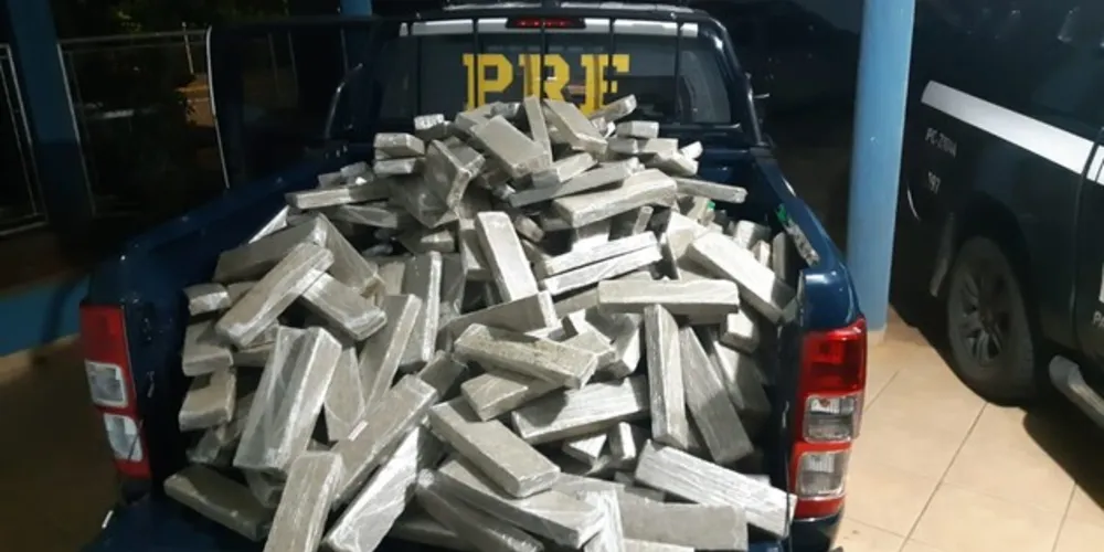 PR apreende veículo com mais de 1,5 tonelada de maconha em Tibagi