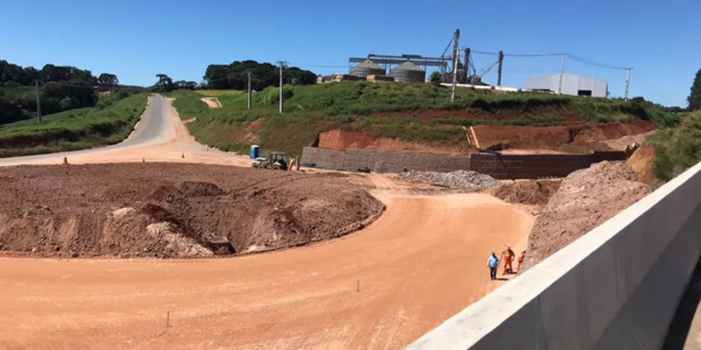 Contorno Norte de Castro deve ser concluído até o final deste semestre