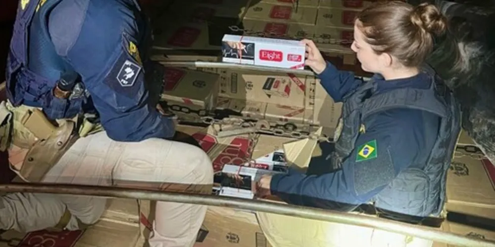 O valor estimado do prejuízo causado ao crime ultrapassa um milhão de reais