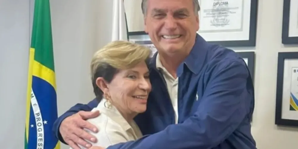 Prefeita mencionou o ex-presidente Jair Bolsonaro