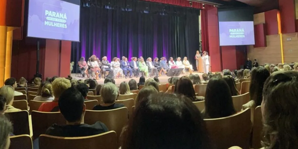 Na abertura do evento, aconteceu o lançamento da segunda temporada da ‘Caravana Paraná Unido Pelas Mulheres’