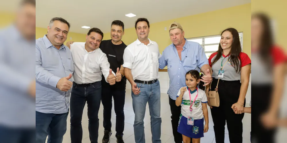 Tibagi, 13 de março de 2024 - O governador Carlos Massa Ratinho Jr. inaugura CMEI e libera R$ 8,7 milhões em recursos para Tibagi.