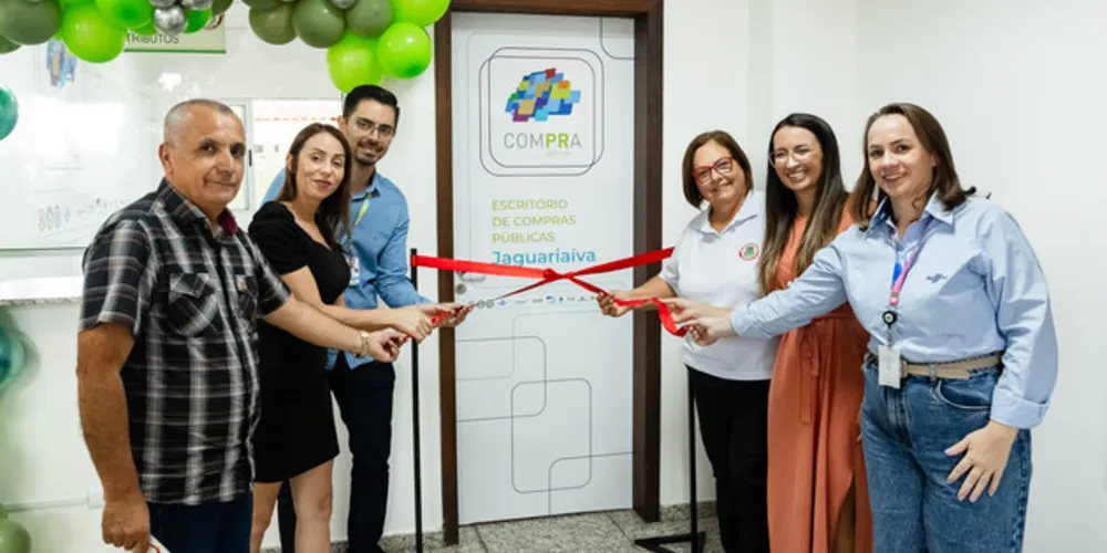 Escritório de Compras Públicas de Jaguariaíva funcionará no primeiro pavimento da Prefeit