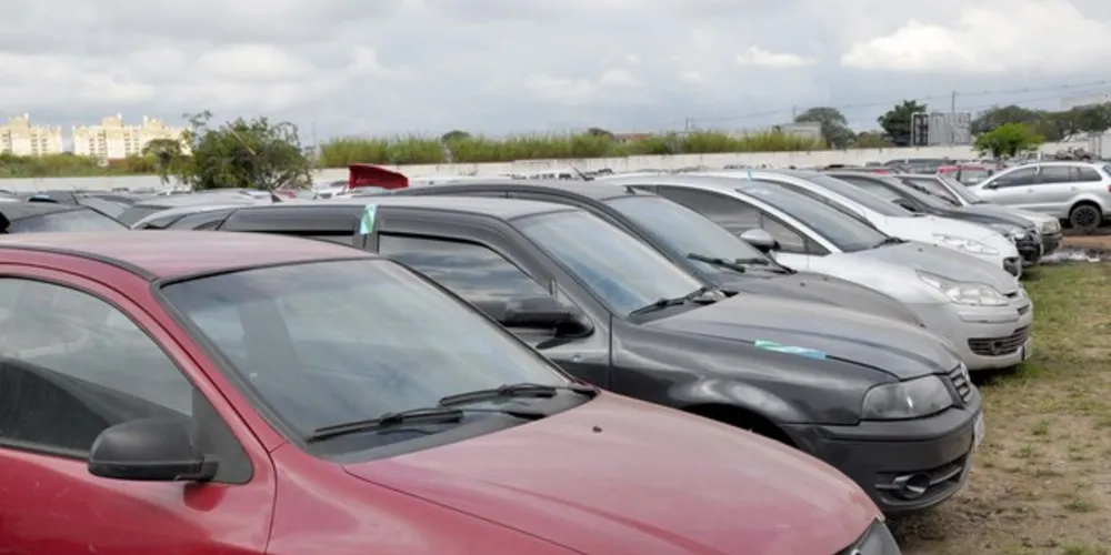 Os 344 veículos ofertados foram recolhidos pela Polícia Militar