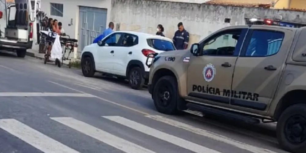 A criança estava acompanhada do pai