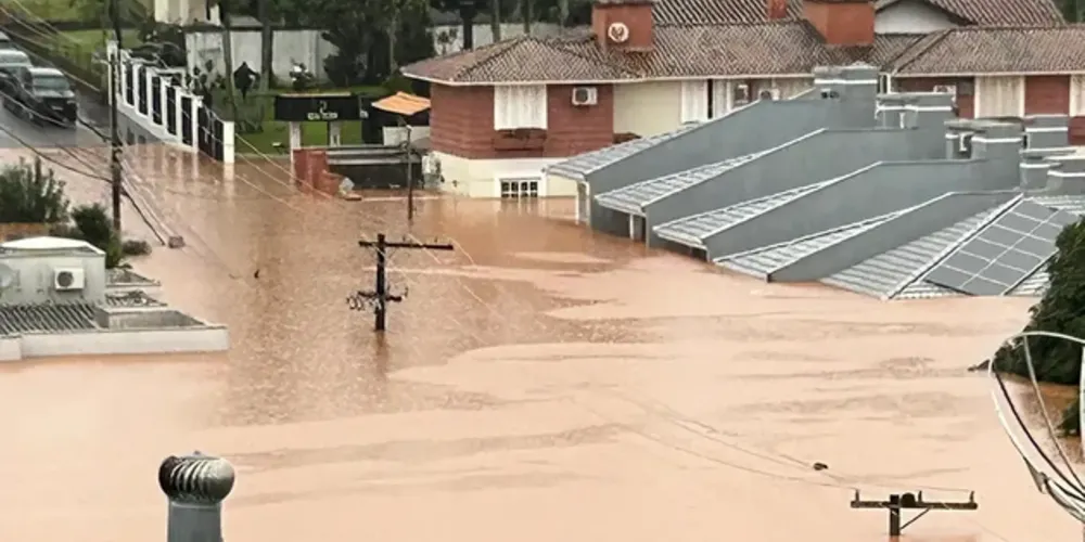 São 345 municípios gaúchos atingidos pelos temporais