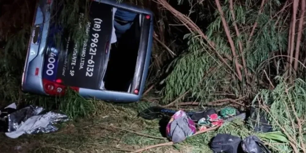 Acidente aconteceu na noite desse domingo (31)