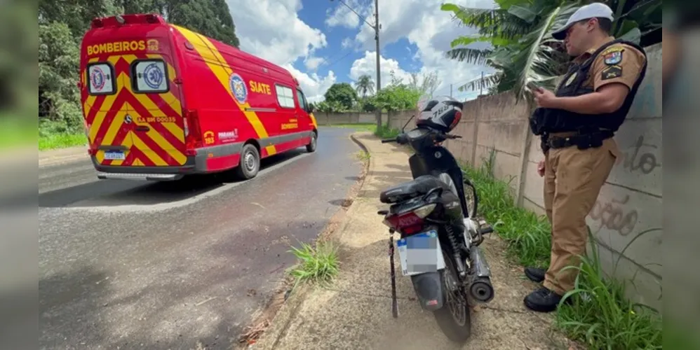 Siate e Polícia Militar estiveramno local