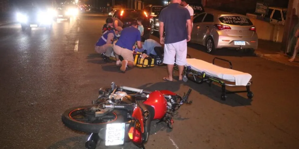Acidente aconteceu na noite dessa terça-feira (07)