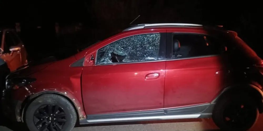 Acidente aconteceu na noite dessa quarta-feira (17)