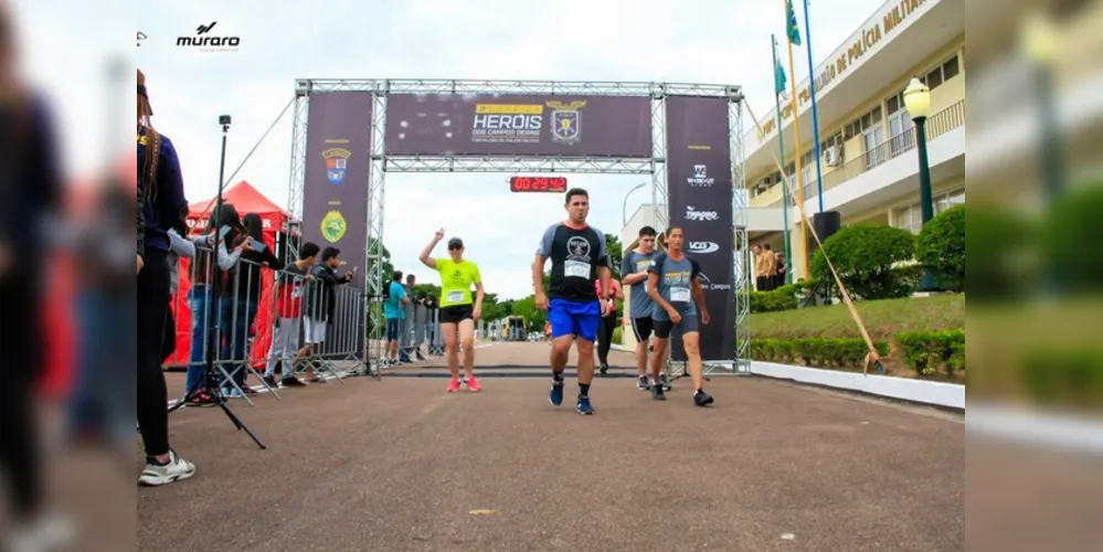 Os participantes do trajeto de 10 km percorrerão 2 vezes o mesmo trajeto