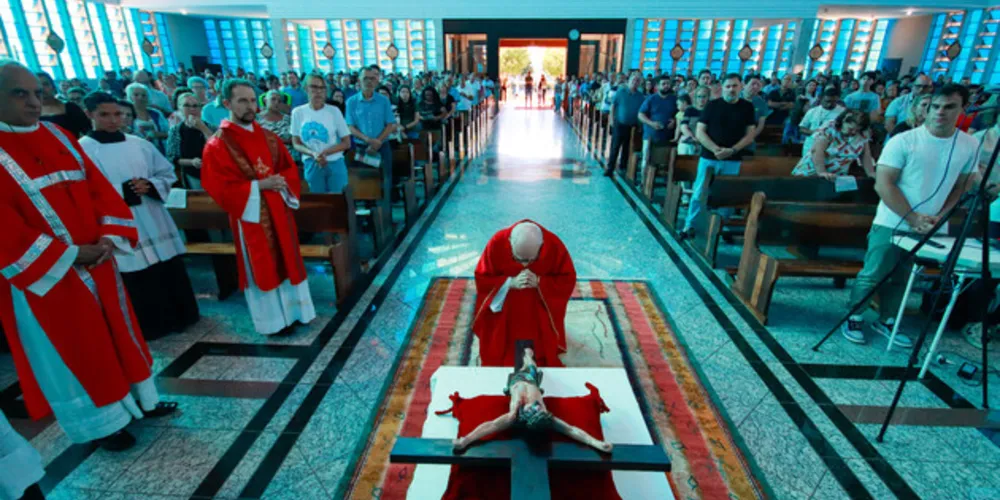 Ação litúrgica foi na tarde dessa sexta em Ponta Grossa