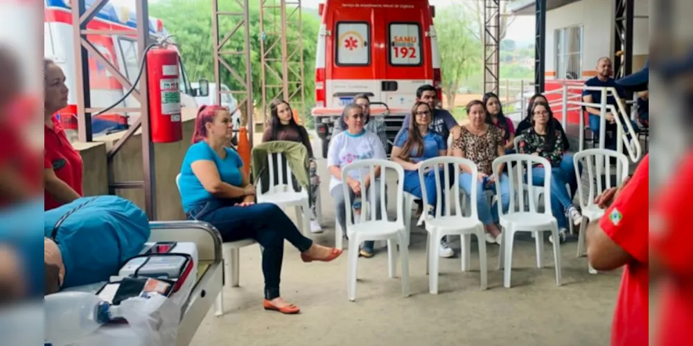 O evento contou com a presença de técnicos em enfermagem e médicos