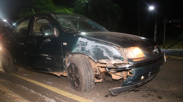 Acidente aconteceu na madrugada deste sábado (02)