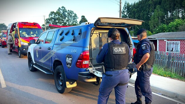 'Equipe GAT', da Guarda Municipal, realizou a prisão do suspeito
