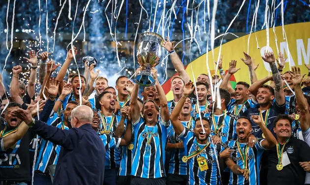 Com o título, Grêmio igualou façanha da década de 60
