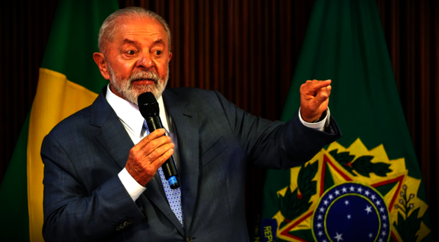 Atual presidente do Brasil, Luiz Inácio Lula da Silva