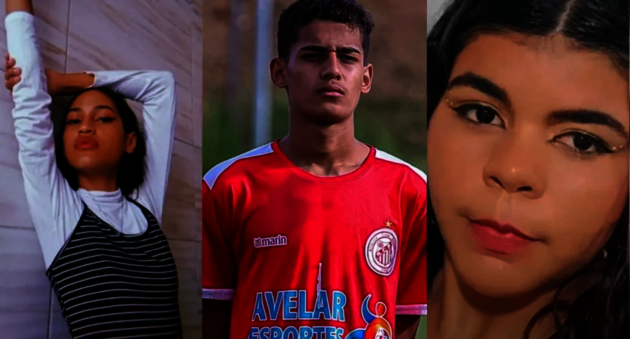 Kauane e Pedro tinham 17 anos; Letícia tinha 15 anos