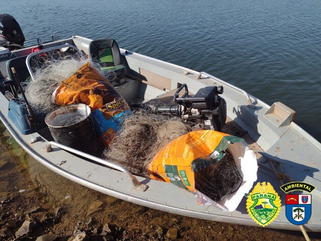Pesca irregular foi constatada na localidade de Ramal do Gaúcho
