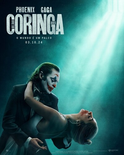 O filme Coringa: Delírio a Dois ganhou seu primeiro pôster.