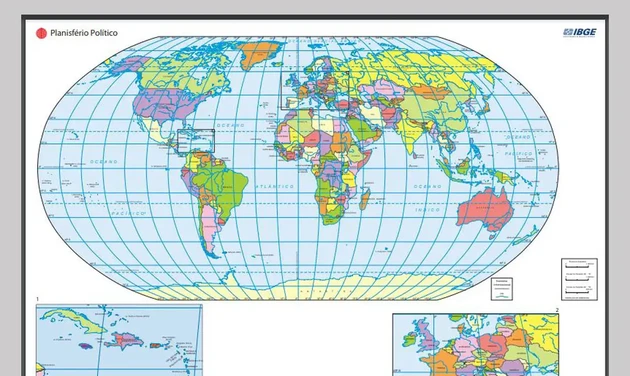 Esta é a nona edição do Atlas Geográfico Escolar