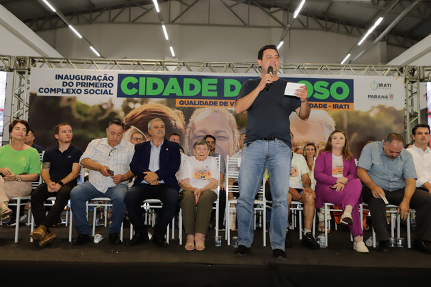Ratinho Junior ressaltou que espaços como a Cidade do Idoso e iniciativas como o Condomínio do Idoso