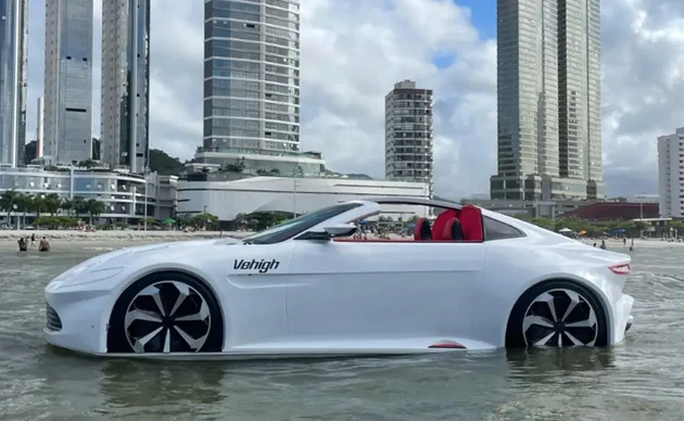 'Carro aquático' tem se destacado na internet