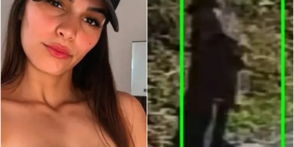 A vítima, Isabelly Ferreira, e a suspeita de atacar ela com um ácido