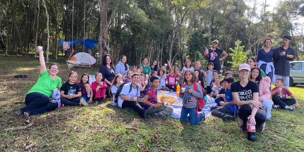 Turmas puderam apreciar belezas e conhecimentos adquiridos no local