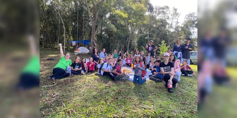 Turmas puderam apreciar belezas e conhecimentos adquiridos no local