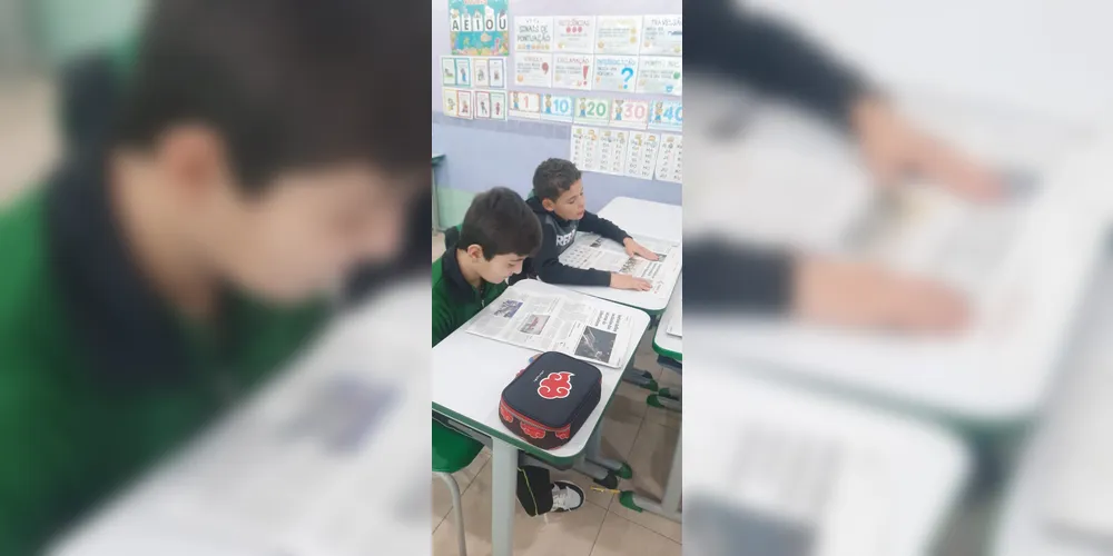 Impresso é um dos recursos utilizados na rede municipal de ensino