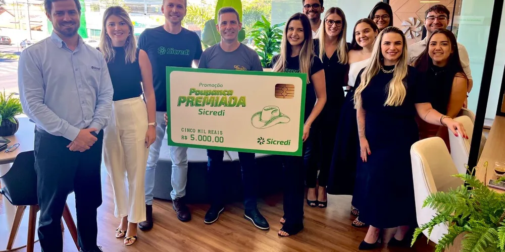 Sicredi está realizando a 9.ª edição da campanha Poupança Premiada