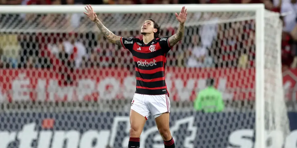 Pedro marcou dois gols para a equipe