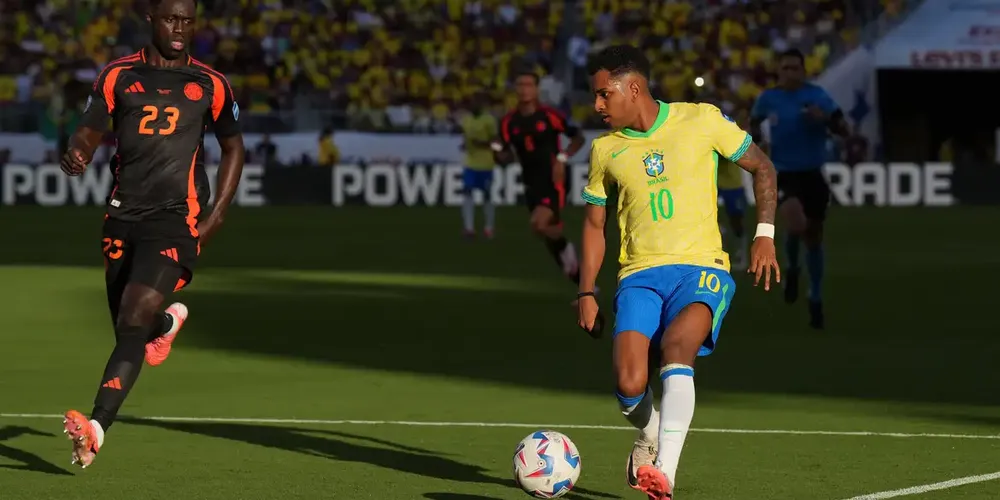 Após o intervalo, a seleção brasileira continuou muito abaixo no confronto