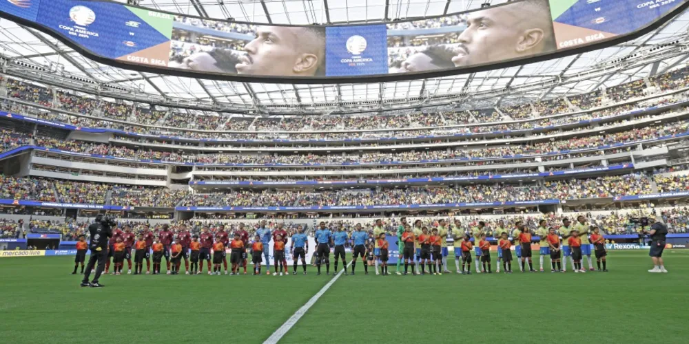 Brasil e Costa Rica jogaram na última segunda no So-Fi Stadium
