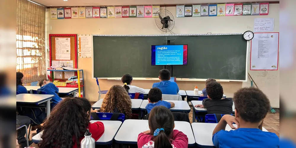 O conteúdo do Vamos Ler foi a base dos estudos da turma