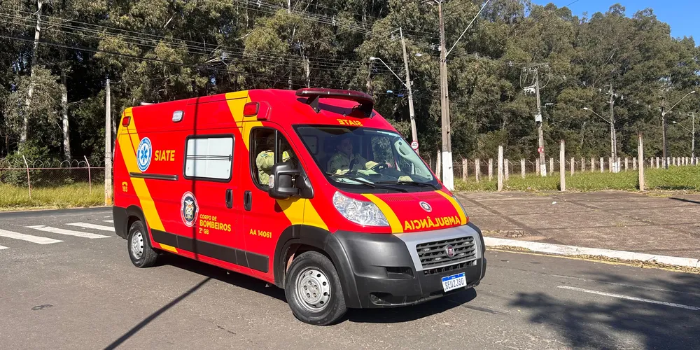 Corpo de Bombeiros (Siate) foi acionar para prestar os atendimentos necessários