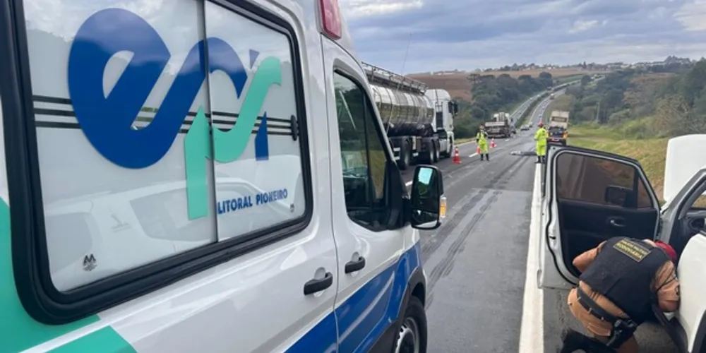 Informações preliminares indicam que vítima foi atropelada por caminhão