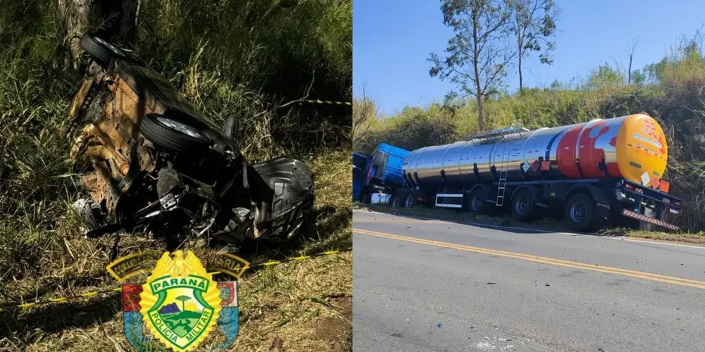 Acidente aconteceu na manhã desse domingo (23)