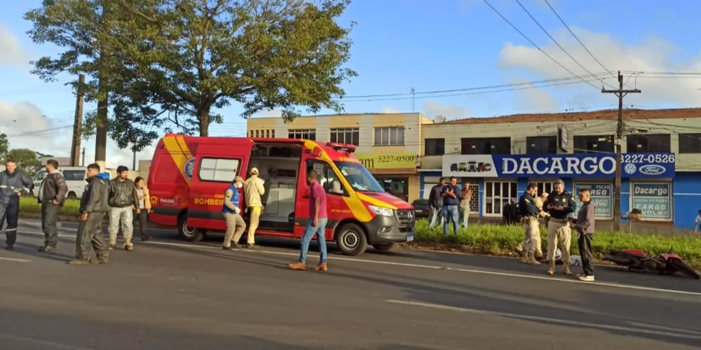 Acidente aconteceu na avenida Souza Naves