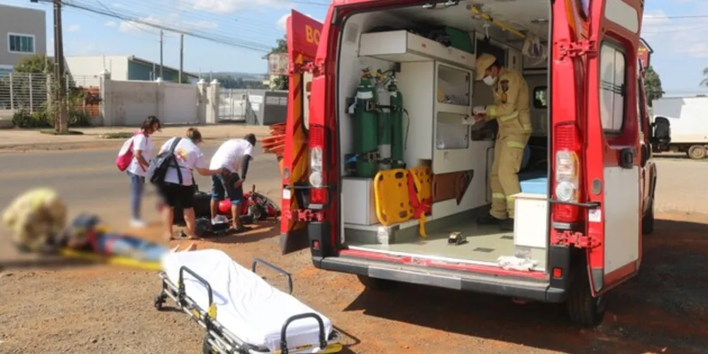 Equipe do Corpo de Bombeiros foi acionada para a ocorrência