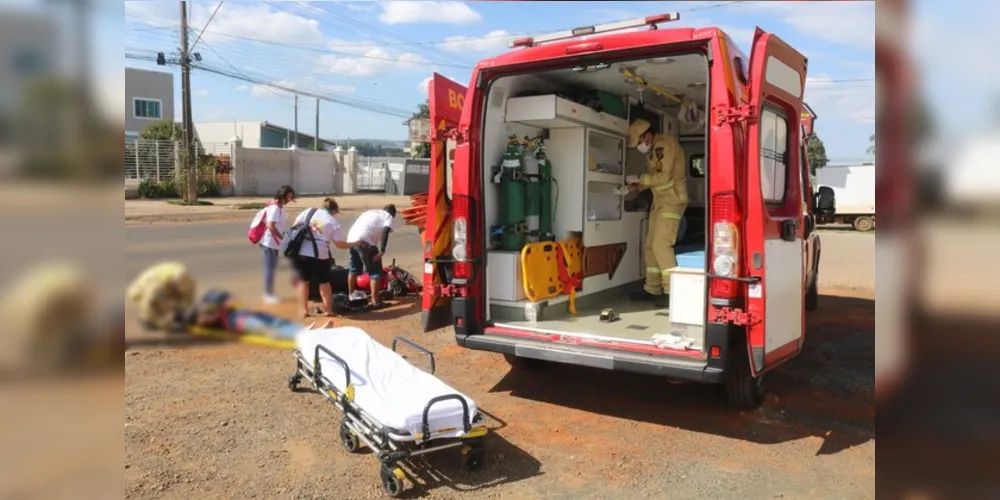 Equipe do Corpo de Bombeiros foi acionada para a ocorrência