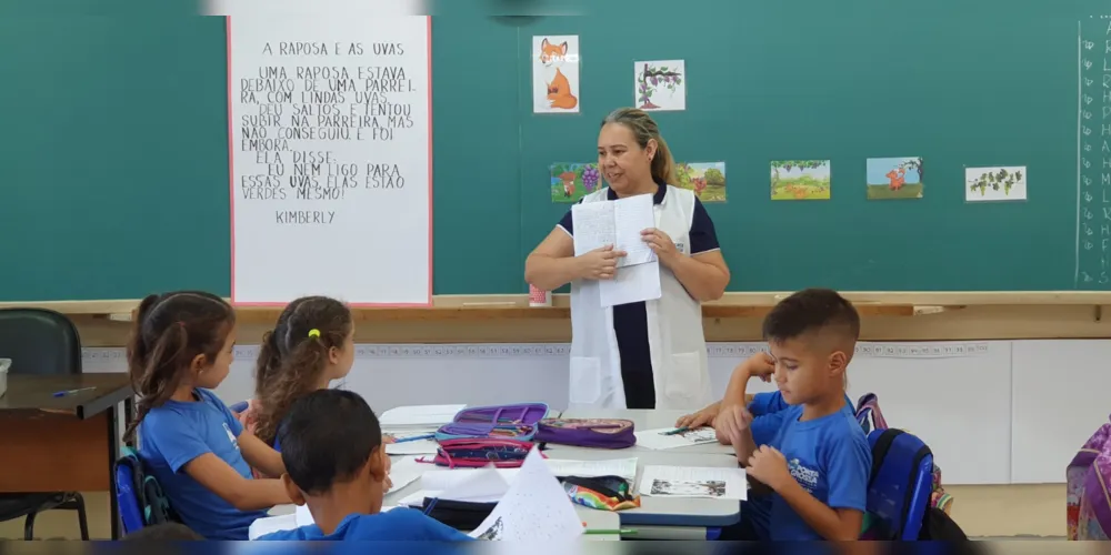 Professora da rede municipal de ensino de Ponta Grossa
